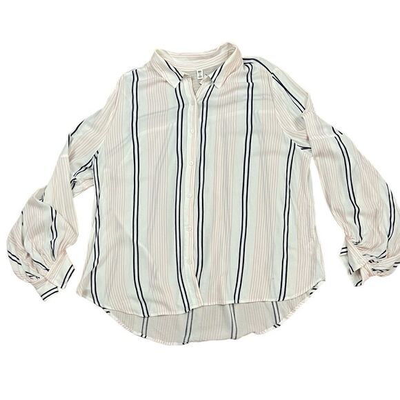 BP Button Up Rayon Flow Blouse XL - Picture 3 of 6